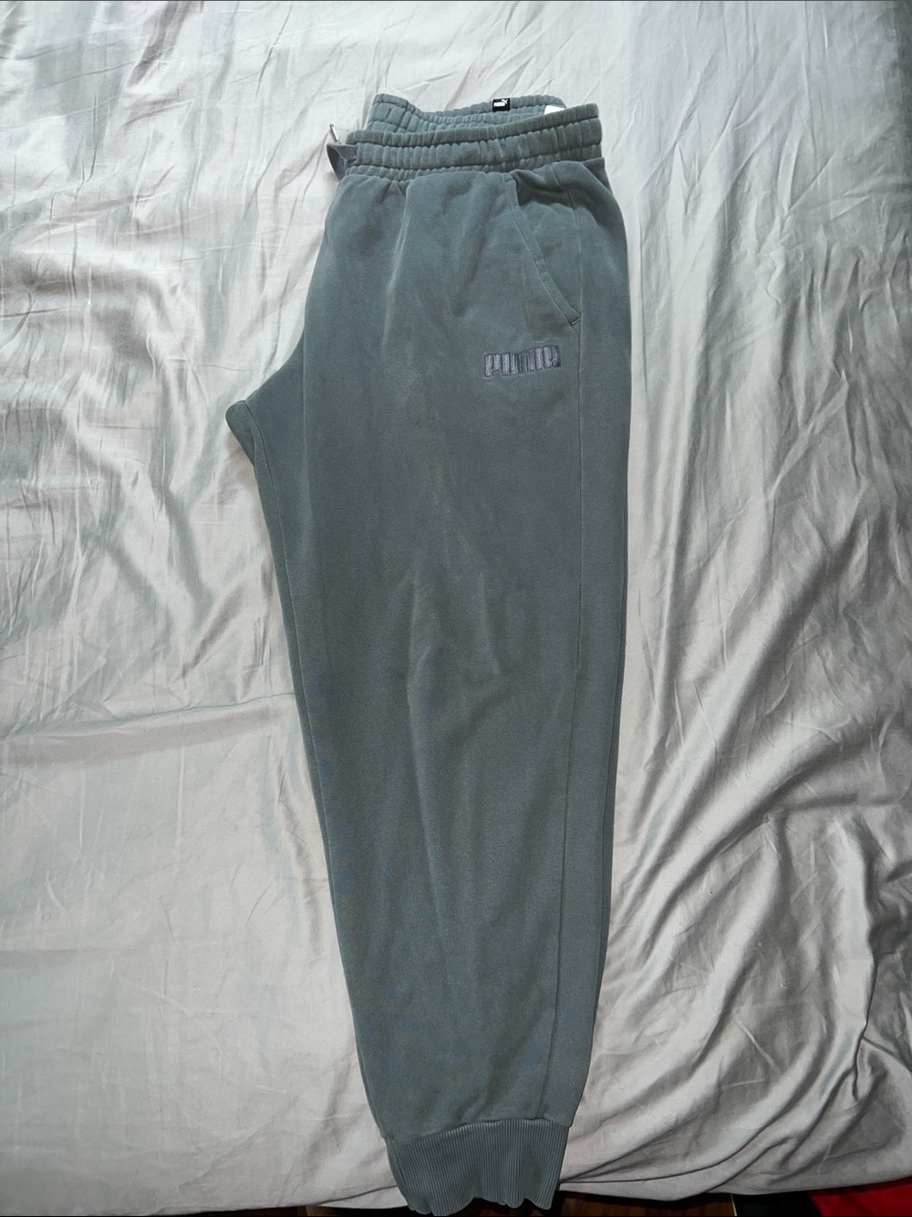 Puma Men's Slate Grey Elastic Waist Joggers